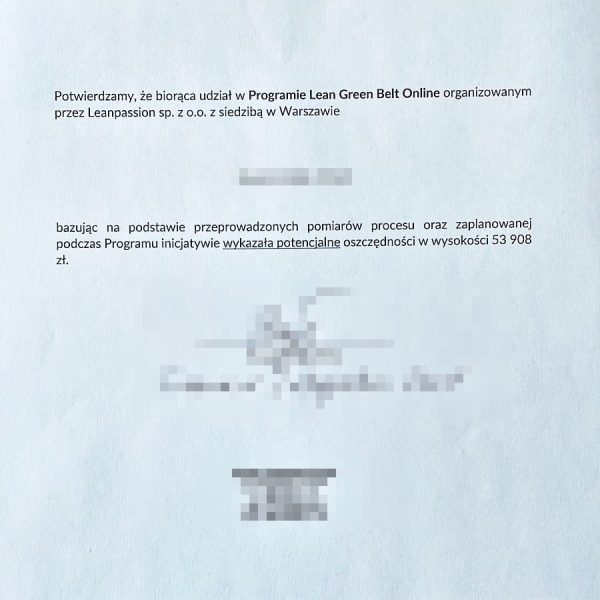 Potwoerdzenie oszcz?dno?ci 1, 2022